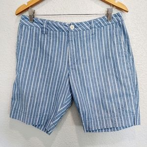 NSF Blue & White Striped Shorts Size 32